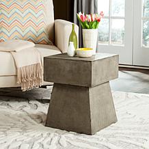 Safavieh Zen Mushroom Concrete Accent Table - Gray