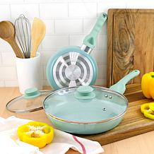 Safe-T-Grip 8" and 10" Deep Skillet Pan Set