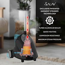 SALAV Smart Performance Upright Garment Steamer with Wheels