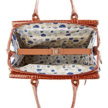 Samantha Brown Croco Embossed Luggage 4-piece Set