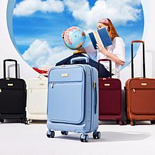 Samantha Brown Frontload 22" Hardside Carry-On with Antitheft Lock