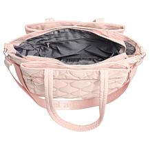 Samantha Brown To-Go Anti-Theft Quilted Satchel