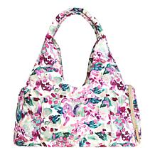Samantha Brown To-Go Quilted Travel Hobo with Crossbody