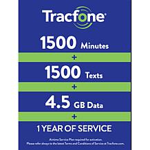 Samsung Galaxy A16 5G Tracfone w/1,500 Talk & Text & 4.5GB Data Bundle