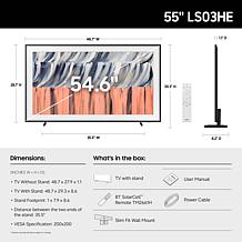 Samsung The Frame Art TV 48.7" Glare-Free Display with Slim Fit Mount