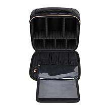 Sandy Lisa St. Tropez Makeup Bag in Black