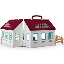 Schleich Horse Club Open Stable Litte Horseshoe 60pc Playset