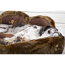 Scruffs Grizzly Bear Dog Bed - Brown