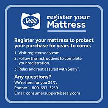 Sealy 13.5" Hotel Collection Euro Pillow Top Full Mattress