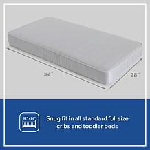 Sealy Baby Posturepedic Grace 2-Stage Hybrid Crib and Toddler Mattress