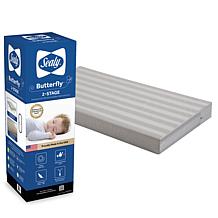 Sealy Butterfly 2-Stage Waterproof Crib & Toddler Mattress