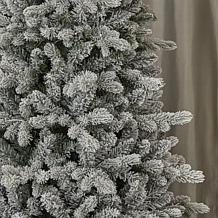 Seasonal LLC Palmetto Flocked 6' Pre-Lit RGBW Christmas Tree