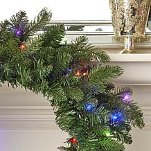 Seasonal LLC Palmetto Pine 24" Lit Green Wreath with Remote Control