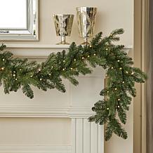 Seasonal LLC Palmetto Pine 6' Pre-Lit RGBW Garland w/Remote Control
