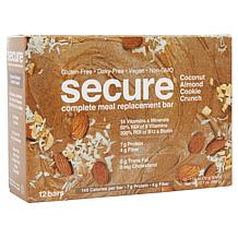 Secure Complete Meal Replacement Bars - 12-count