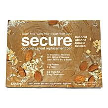 Secure Complete Meal Replacement Bars - 12-count