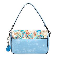 Sharif Legacy Embroidered Flap Crossbody with Charm