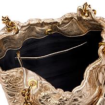Sharif Legacy Marbleized Rose Quilted Leather Shoulder Bag