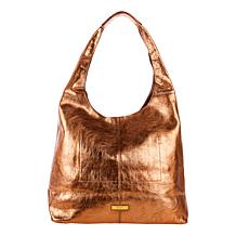 Sharif Legacy Pearlized Slouchy Leather Hobo with Wristlet