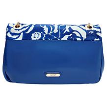 Sharif Legacy Printed Haircalf Crossbody with Heart Turnlock