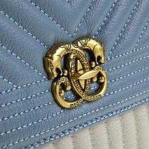 Sharif Legacy Serpent Handle Quilted Leather Crossbody