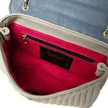 Sharif Legacy Serpent Handle Quilted Leather Crossbody