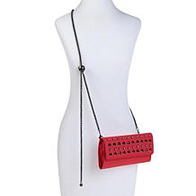 Sharif Legacy Studded Leather Wallet with Detachable Strap