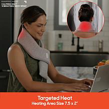 Sharper Image Calming Heat Copper Charcoal Neck Wrap
