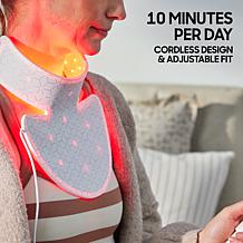 Sharper Image Revel LED Light Therapy Neck & Décolletage Mask