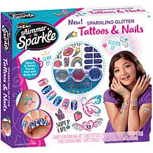 Shimmer 'n Sparkle Sparkling Glitter Tattoos & Nails