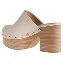 SHUSHOP Gigi Clog with Nail Head Studs