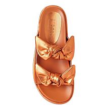 SHUSHOP KIKI Bow Flatform Slide Sandal