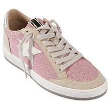 SHUSHOP PAZ Star Glitter Lace-Up Sneaker