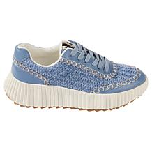 SHUSHOP SELINA Everyday Crochet Wedge Sneaker