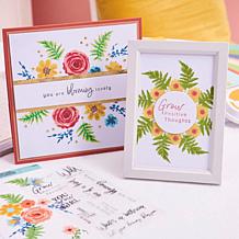 Sizzix Born to Bloom, Stamp, Die and Stencil Kit