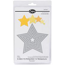 Sizzix Framelits Die Set 5-piece - Stars