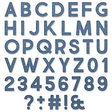 Sizzix Thinlits by Tim Holtz 80-piece Bold Alphanumeric Die Set