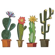 Sizzix Thinlits by Tim Holtz 9-piece Funky Cactus Die Set