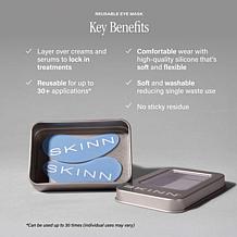 SKINN Reusable Silicone Eye Masks in Storage Tin