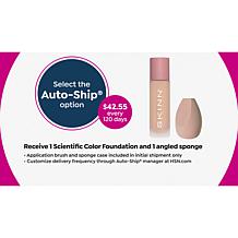 SKINN Scientific Color Peachy Medium Primer and Foundation Set AS