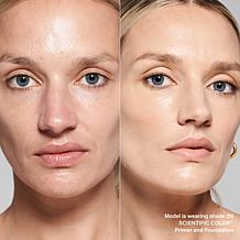 SKINN Scientific Color Peachy Medium Primer and Foundation Set AS