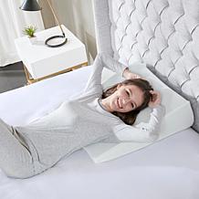 Sleep Philosophy Memory Foam Wedge Pillow 22"x24"x7" - White