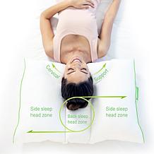 Sleep Yoga Dual Sleep Neck Pillow - Medium-firm
