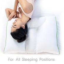 Sleep Yoga Dual Sleep Neck Pillow - Medium-soft