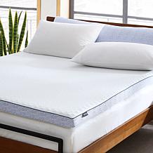 Smithsonian 3" Copper Infused Memory Foam Mattress Topper - King