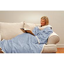 Snuggie Sherpa Blanket with Oversized Sleeves