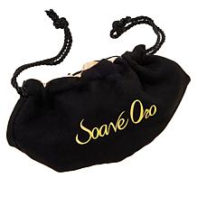 Soave Oro 14K Gold Electroform Spiral Hoop Earrings