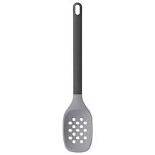 Soft Gray Silicone 5pc Kitchen Utensil Set with Rubber Handles