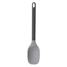 Soft Gray Silicone Kitchen Utensil Set with Rubber Handles