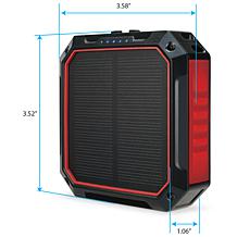 Solar Power Bank & Light with Wireless Charger